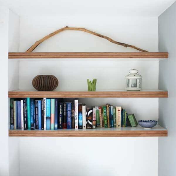 Ladder and Leaning Bookcases